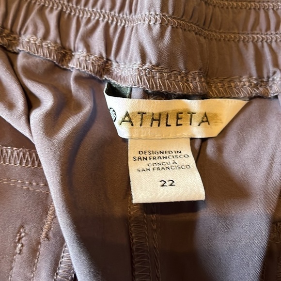 New-Athleta-22-violet-Pull on,lightweight, elastic waist & cuffs,Savannah jogger - Picture 10 of 16